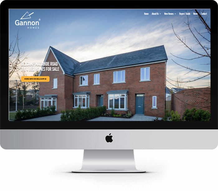 Gannon Homes Website Design